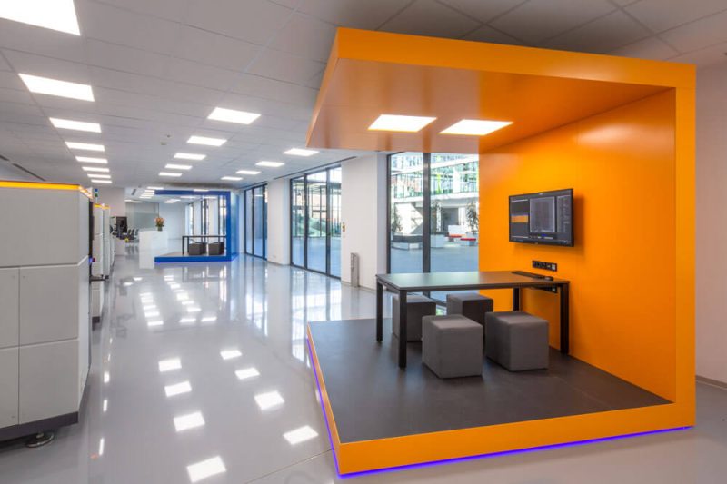 Feisteinbau eines Showrooms